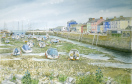 Painting of Aberaeron, West Wales